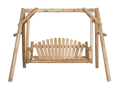 Canadian Outdoor Log Svinghuske for 2 (340-2517)