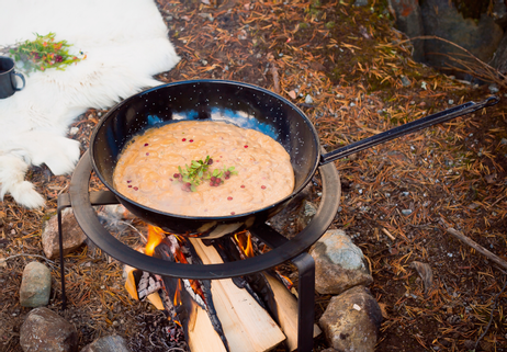 Espegard Wokpanne 40cm til bålpanne/gass m.m.