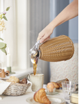 Ib Laursen Termokanne Flettet Rattan Natur 1,5L (171-1619-30)
