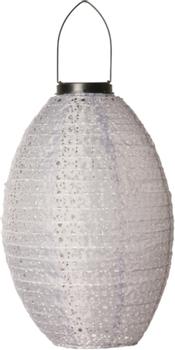 C'est Bon  Lanterne Solcelle Oval Grå H32 (724-CB431.995.02)