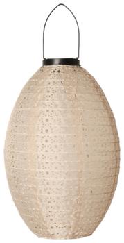 C'est Bon  Lanterne Solcelle Oval Lys-Brun H32 (724-CB431.995.06)