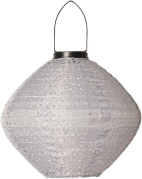 C'est Bon  Lanterne Solcelle Snurretopp Grå H25