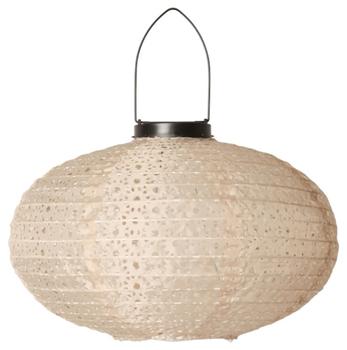 C'est Bon  Lanterne Solcelle Ellipse Lys-Brun H20 (724-CB431.997.06)