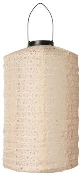 C'est Bon  Lanterne Solcelle Cylinder Lys-Brun H33 (724-CB431.998.06)