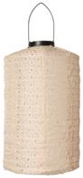 C'est Bon  Lanterne Solcelle Cylinder Lys-Brun H33