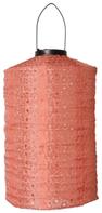 C'est Bon  Lanterne Solcelle Cylinder Rosa H33