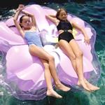 Sunnylife Bademadrass Hibiscus Lilla 144x142 (590-S41LXFLIL)