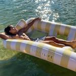 Sunnylife Bademadrass Dobbel Mango-Bay Sennep (590-S41THCLR)