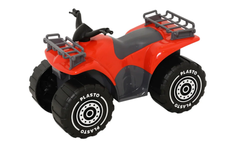 Plasto Lekebil Firhjuling Rød 27cm