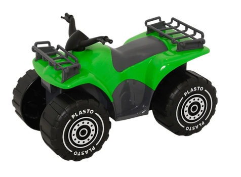 Plasto Lekebil Firhjuling Grønn 27cm (351-5859638-G)