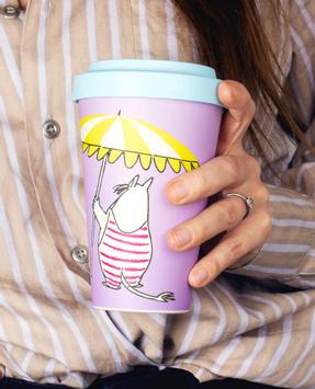 Mummi To-Go Kopp På Stranden Lilla 450ml (708-SNORM99B)