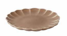 Stiernholm  Lotus Tallerken Brun Ø27