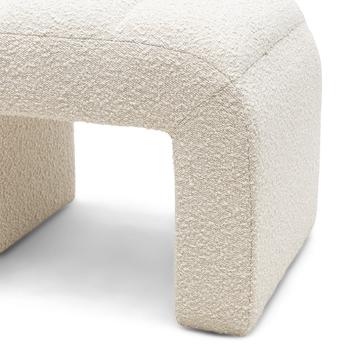 Riviera Maison Brera Puff Hvit Sand H65 (443-9819001)