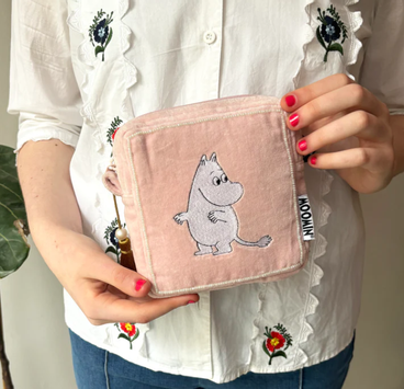 Mummi Toalettveske Rosa Velur