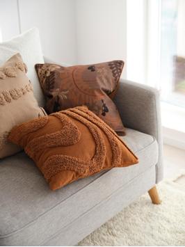 Svanefors  Rolf Putetrekk Bomull Brun 45x45 (718-1372-47-066)