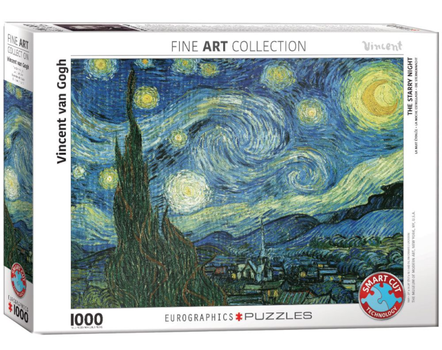 Puslespill 1000 brikker Starry-Night-by-van-Gogh (583-EG1204)
