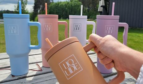 Liquide Tumbler Termoflaske Hvit 1.2L (LIQ-01-WHITE)