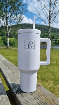 Liquide Tumbler Termoflaske Hvit 1.2L (LIQ-01-WHITE)