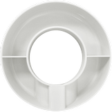 Liquide Snackbolle til tumbler 1.2L, hvit (LIQ-02-WHITE)