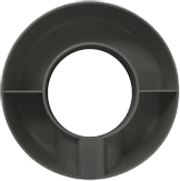 Liquide Snackbolle til tumbler 1.2L, sort (LIQ-02-BLACK)