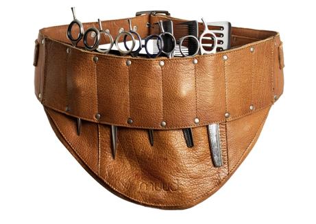 Muud Moon Hairdresser Skinnbelte Whisky 80-115cm (569-QB-3128-S-WH)