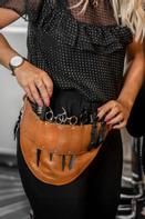 Muud Moon Hairdresser Skinnbelte Whisky 80-130cm