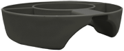Liquide Snackbolle til tumbler 1.2L, sort (LIQ-02-BLACK)