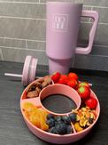 Liquide Snackbolle til tumbler, rosa (LIQ-02-PINK)