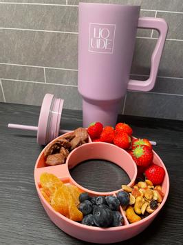 Liquide Snackbolle til tumbler, rosa (LIQ-02-PINK)
