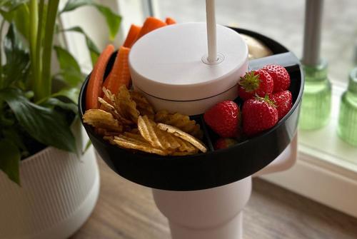 Liquide Snackbolle til tumbler 1.2L, sort