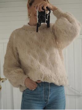 Knit Norway Lindteinstrikk Leah Genser Oppskrift-PDF