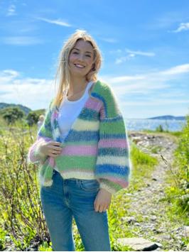 Knit Norway Lindteinstrikk Fit2 Cardigan Oppskrift-PDF