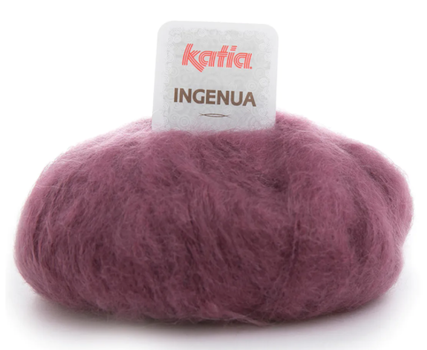 Katia  Garn Ingenua Dark-Mauve 58, 50g