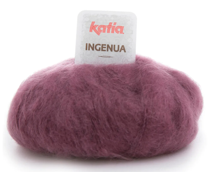 Katia Garn Ingenua Dark-Mauve 58, 50g