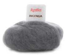 Katia  Garn Ingenua Dark-Grey 09, 50g
