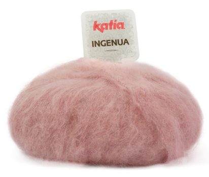Katia  Garn Ingenua Medium-Rose 75,  50g (766-389-75)