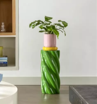 &Klevering Marshmallow Pidestall Grønn H55