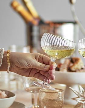 Bloomingville Astrid Champagneglass Klar H15,5