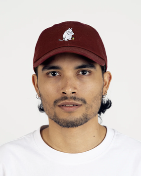 Mummi Caps Mummitrollet Mørk-Rød Unisex (708-MOOMIN11Q)