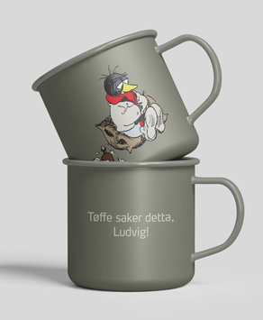 Flåklypa Emaljekopp Solan Syk 2.5dl (489-770047)