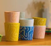&Klevering Soba Krus Multi 4stk H8,5 porselen (712-2837-01)