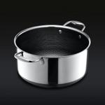 HexClad Gryte med lokk 7.6L, Non-stick Gordon Ramsay (573-CWPTLD08)