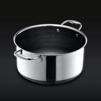 HexClad Gryte med lokk 7.6L, Non-stick Gordon Ramsay (573-CWPTLD08)
