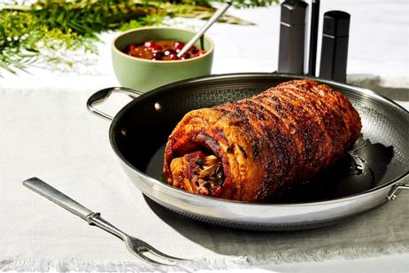 HexClad Stekepanne med stållokk Ø36,  Non-stick (573-CWPNLD14)