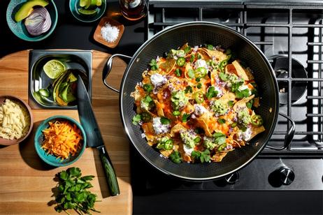 HexClad Stekepanne med stållokk Ø36,  Non-stick (573-CWPNLD14)