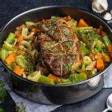 HexClad Sautépanne med lokk 6.6L Non-stick (573-CWCFLD07)