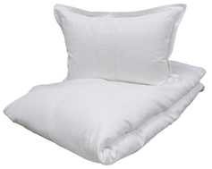 Halvor Bakke Exo Sengesett Bomullsateng Optical-White