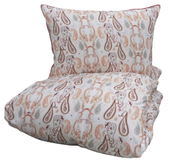 Borås Cotton Fabiola Sengesett Sateng Rosa TC400 (479-118211,118213,118215)