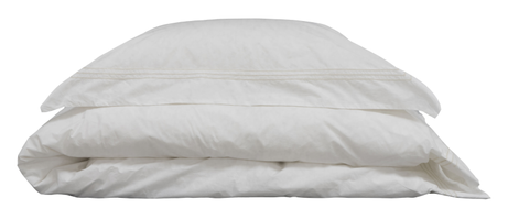 Tone Kroken Habibi Sengesett Percale-bomull Hvit-Beige (479-117198-140x220)