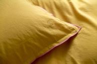 Tone Kroken Merci Sengesett Bomull Gul  (479-117183-140x220)